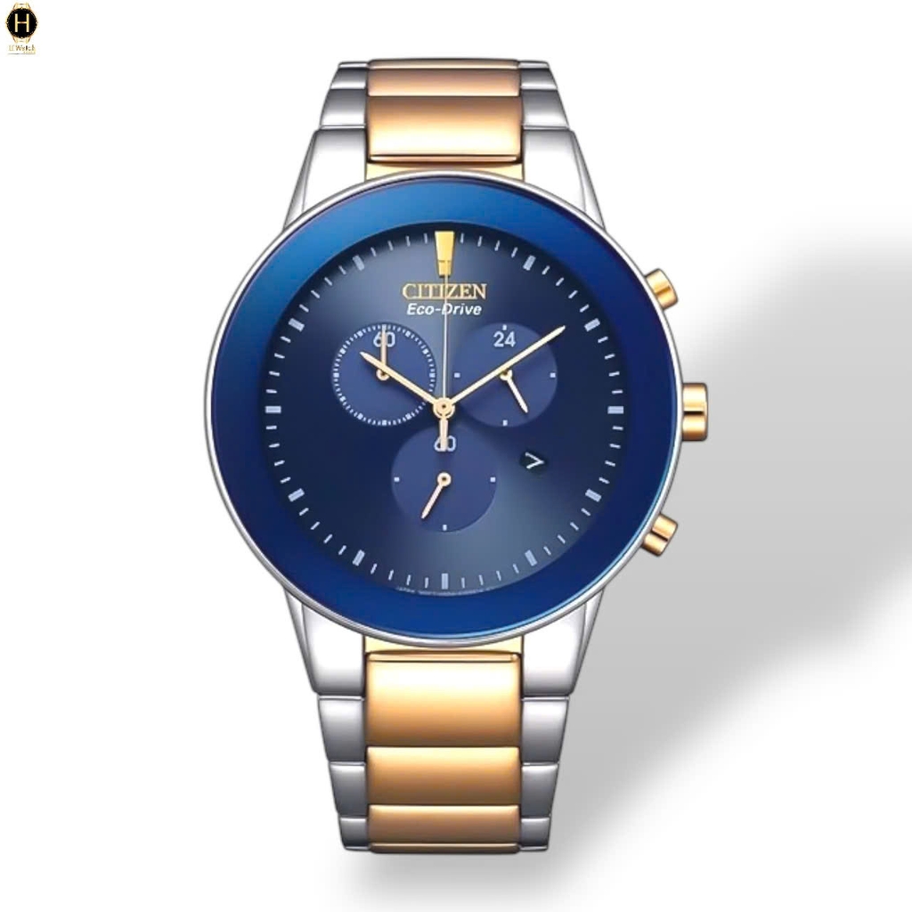 Đồng Hồ Nam Citizen Quartz Eco-drive Analog Chronograph AT2244-84L