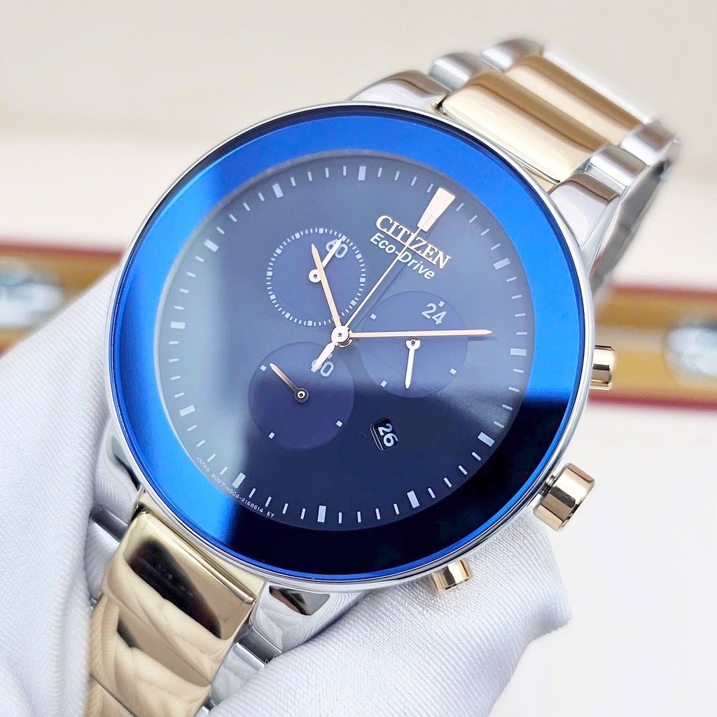 Đồng Hồ Nam Citizen Quartz Eco-drive Analog Chronograph AT2244-84L