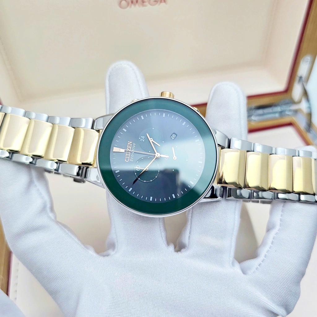 Đồng Hồ Nam Citizen Quartz Eco-drive Analog Chronograph AT2244-84X
