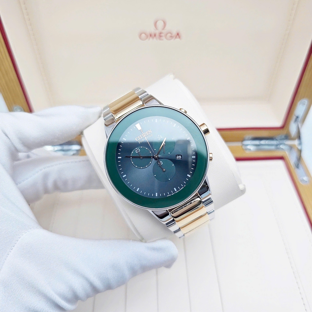Đồng Hồ Nam Citizen Quartz Eco-drive Analog Chronograph AT2244-84X