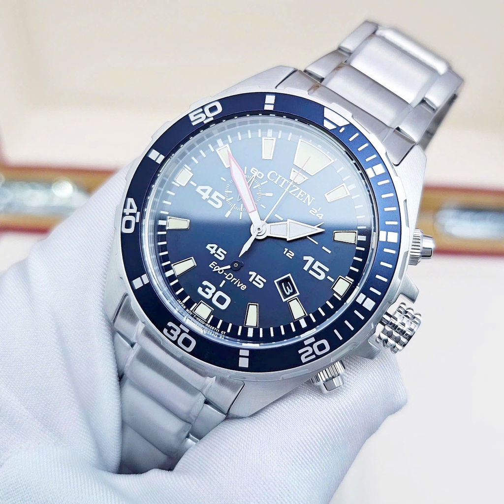 Đồng Hồ Nam Citizen Quartz Eco-drive Chronograph AT2431-87L