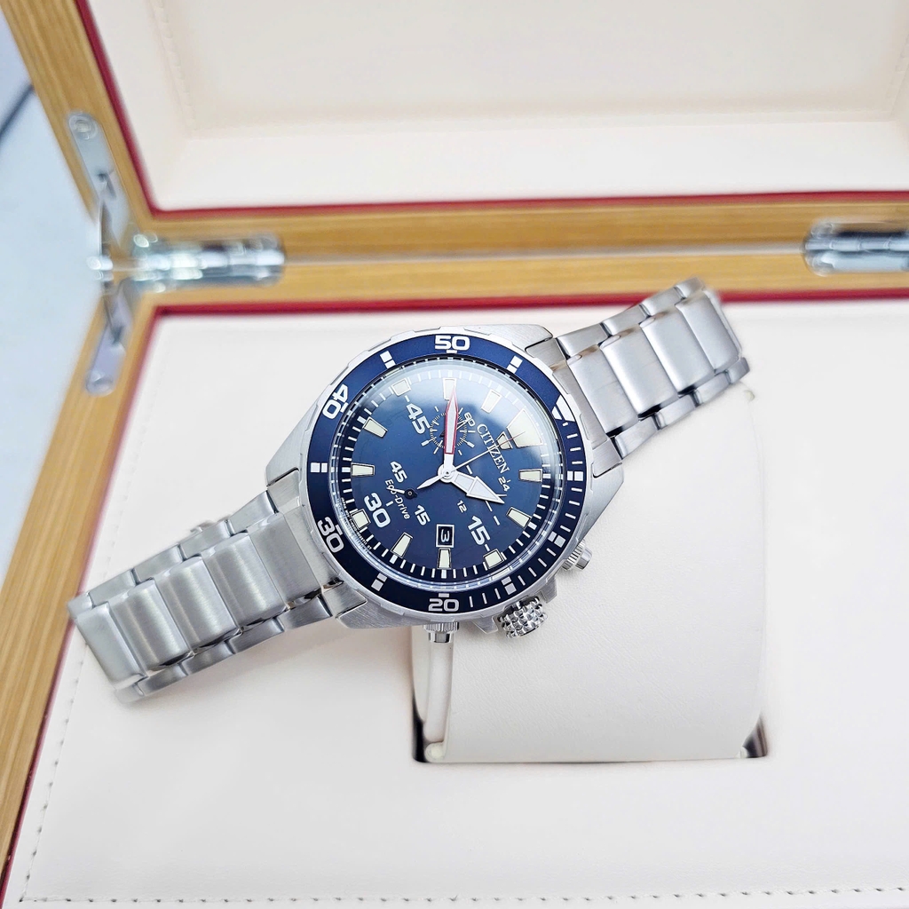 Đồng Hồ Nam Citizen Quartz Eco-drive Chronograph AT2431-87L
