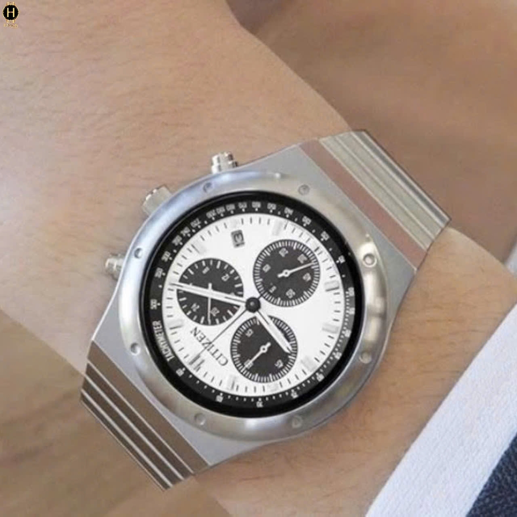 Đồng Hồ Nam Citizen Quartz Eco-drive Chronograph AT2541-54A