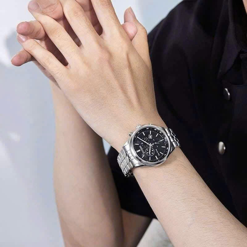 Đồng Hồ Nam Citizen Quartz Eco-Drive Chronograph AT2570-56E