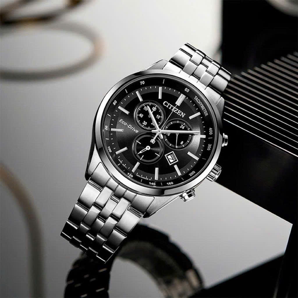 Đồng Hồ Nam Citizen Quartz Eco-Drive Chronograph AT2570-56E