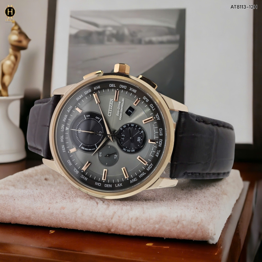 Đồng Hồ Nam Citizen Quartz Eco-Drive Radio Controlled AT8113-12H
