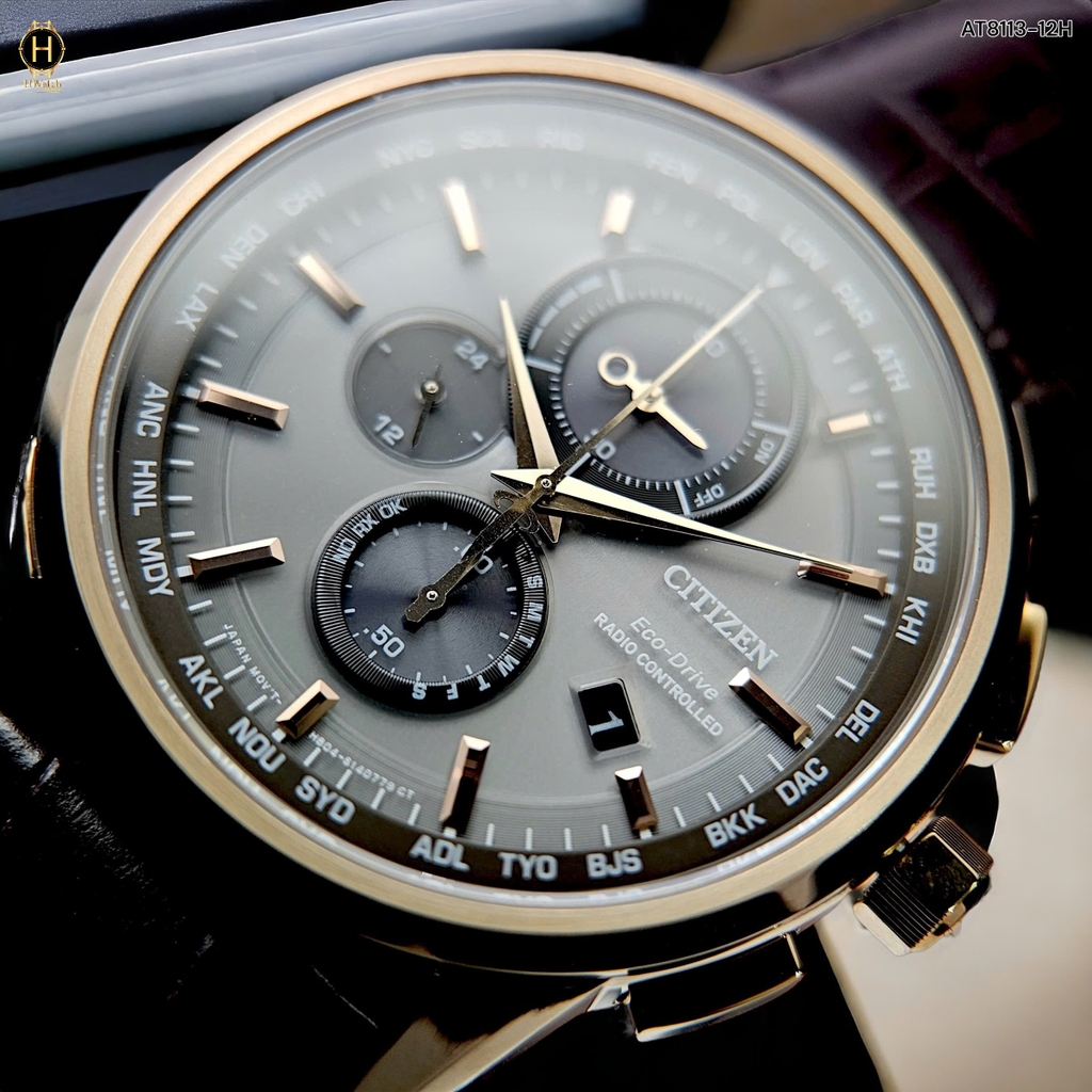 Đồng Hồ Nam Citizen Quartz Eco-Drive Radio Controlled AT8113-12H
