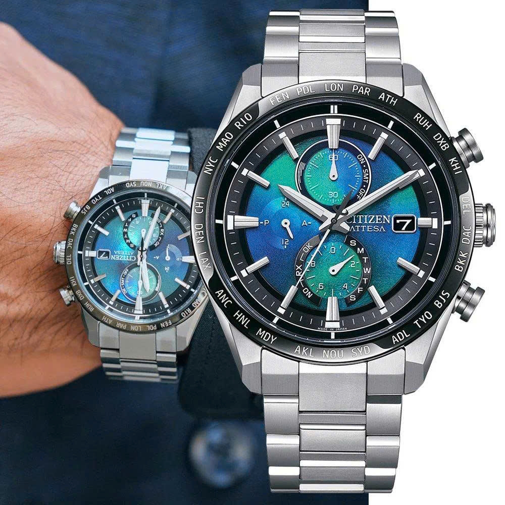 Đồng Hồ Nam Citizen Quartz Eco-Drive Attesa Limited Edition AT8188-64L