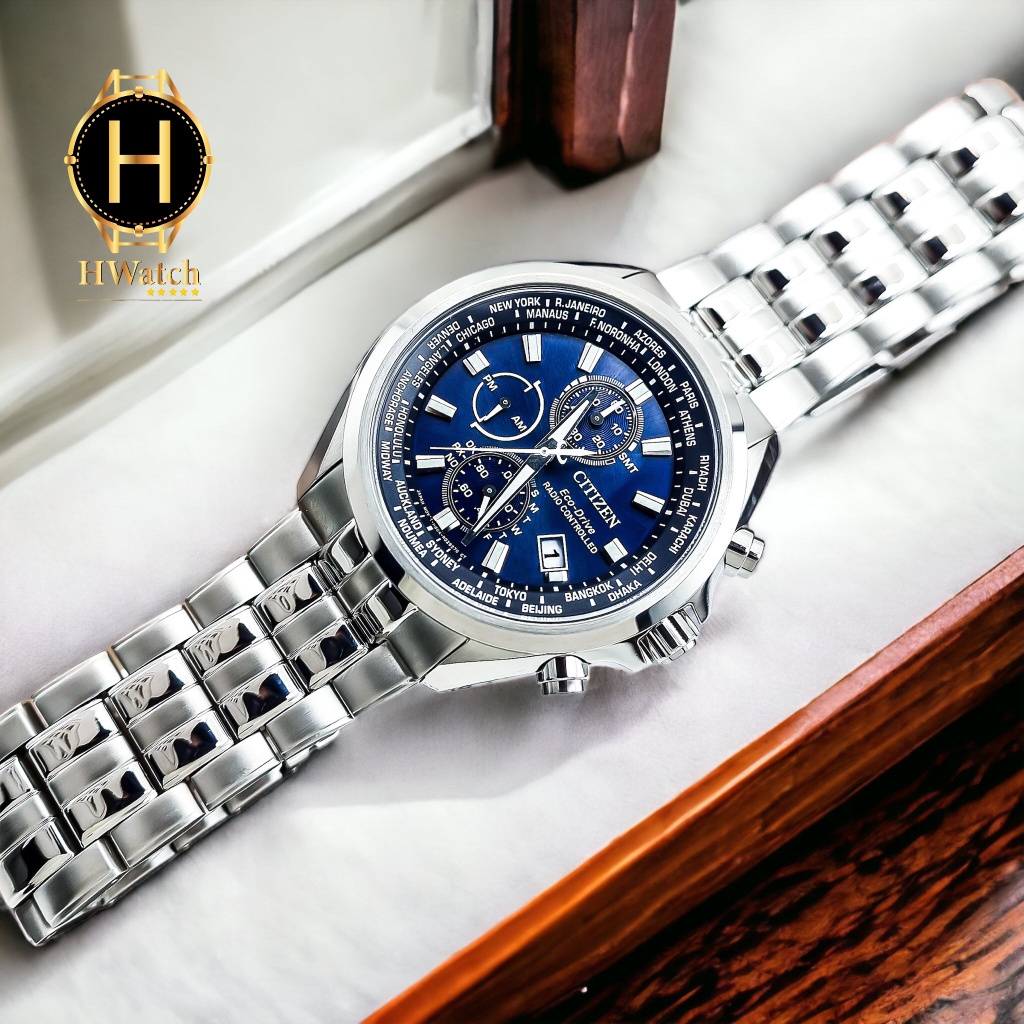 Đồng Hồ Nam Citizen Quartz Eco-Drive Radio-Controlled AT8200-87L  Sapphire