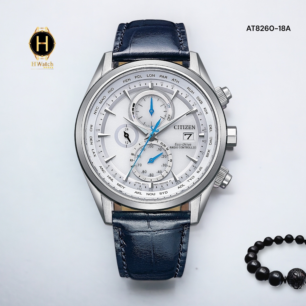 Đồng Hồ Nam Citizen Quartz Eco-Drive Radio Controlled AT8260-18A
