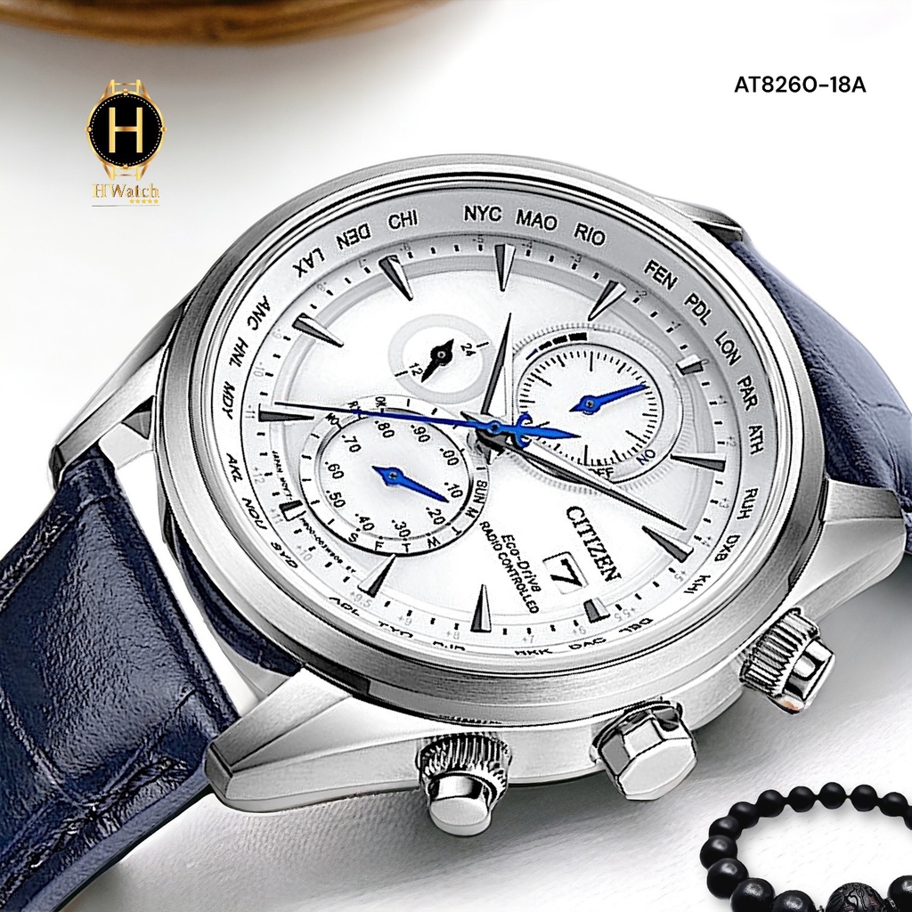 Đồng Hồ Nam Citizen Quartz Eco-Drive Radio Controlled AT8260-18A