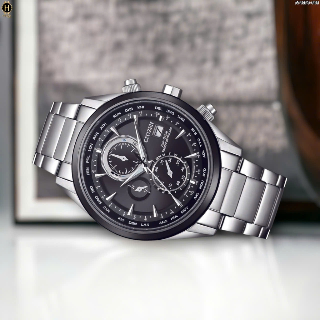 Đồng Hồ Nam Citizen Quartz Eco-drive Radio Controlled AT8266-89E