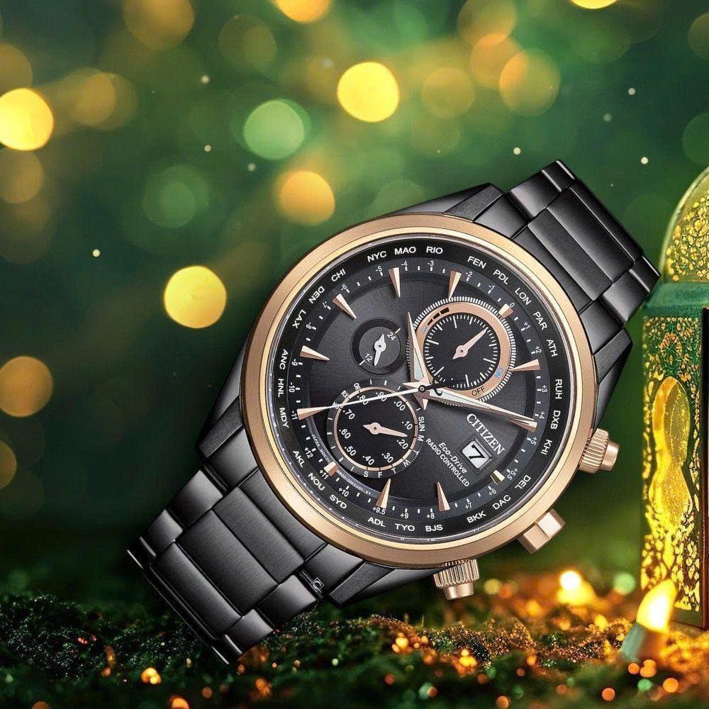Đồng Hồ Nam Citizen Quartz Eco-Drive Global Radio-Controlled AT8268-83E