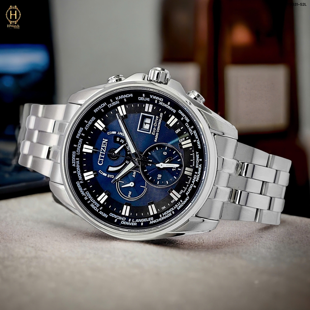 Đồng Hồ Nam Citizen Quartz Eco-Drive Radio Controlled AT9031-52L