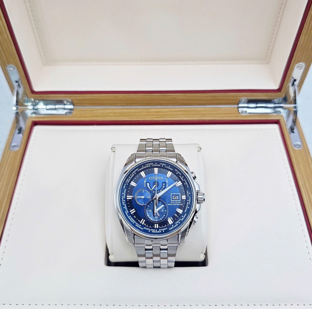 Đồng Hồ Nam Citizen Quartz Eco-Drive Radio-Controlled AT9120-89L