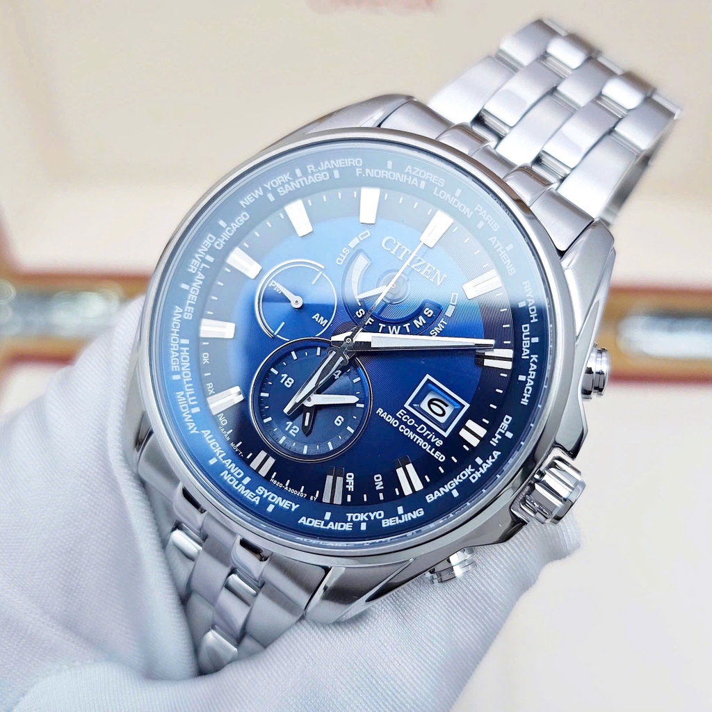 Đồng Hồ Nam Citizen Quartz Eco-Drive Radio-Controlled AT9120-89L