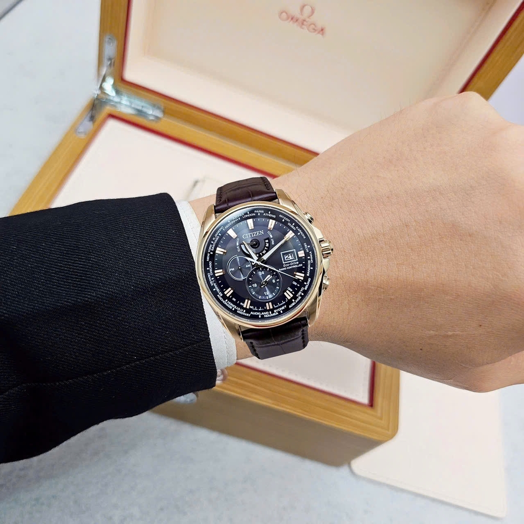 Đồng Hồ Nam Citizen Quartz Eco-drive Radio-Controlled AT9123-13E