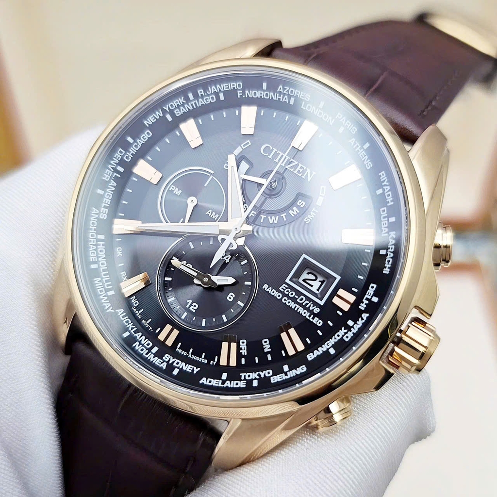 Đồng Hồ Nam Citizen Quartz Eco-drive Radio-Controlled AT9123-13E