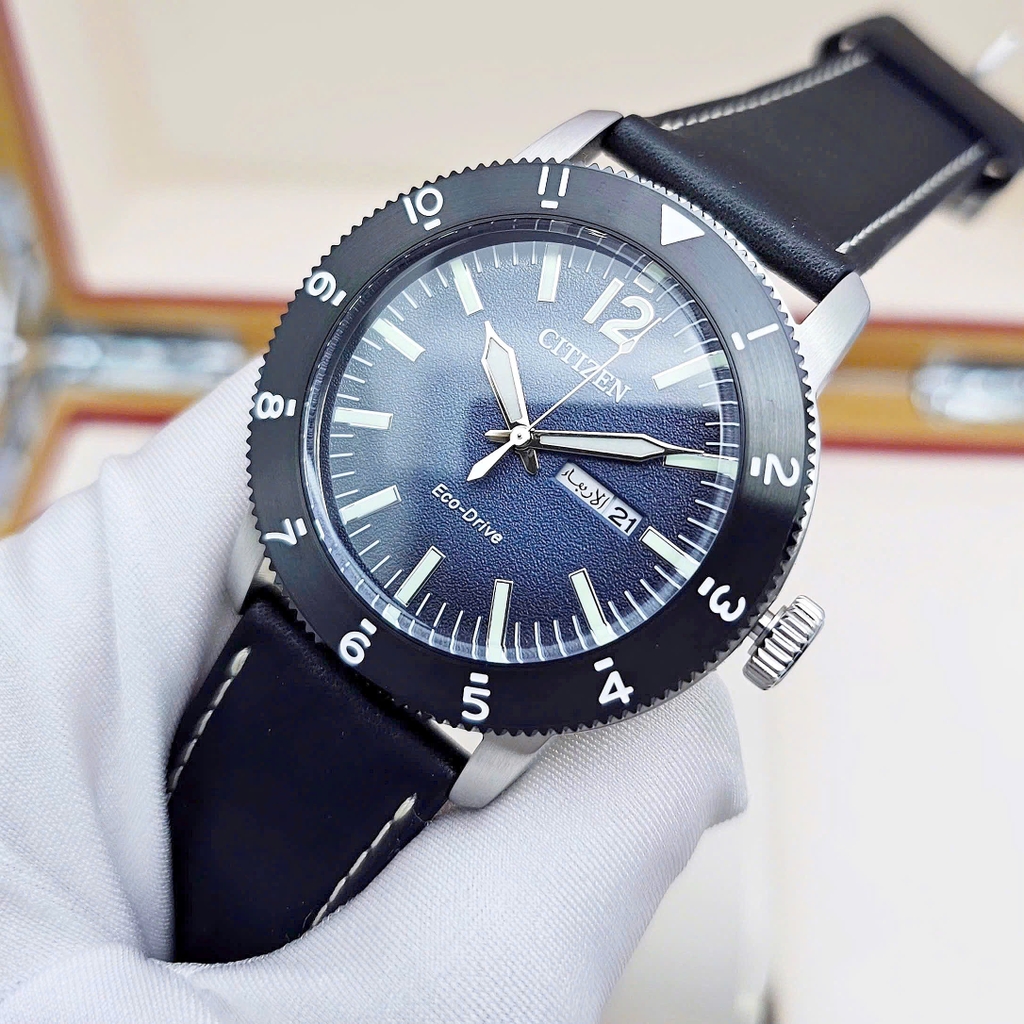 Đồng Hồ Nam Citizen Quartz Eco-drive AW0077-19L