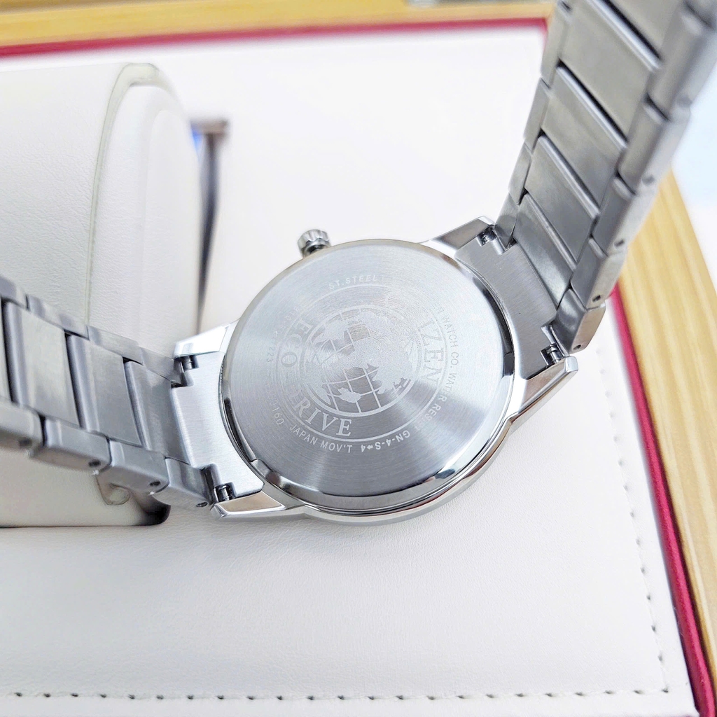 Đồng Hồ Nam Citizen Quartz Eco-Drive AW1231-58L Thép Mặt Xanh Lam