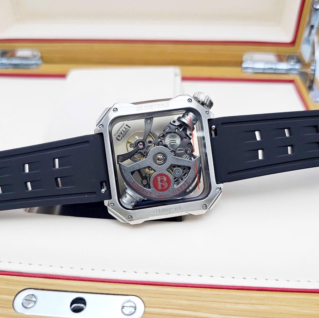 Đồng Hồ Nam Bonest Gatti Automatic Mechanical Movement BG5804-A1 ( BG5804 ) Mặt Vuông White