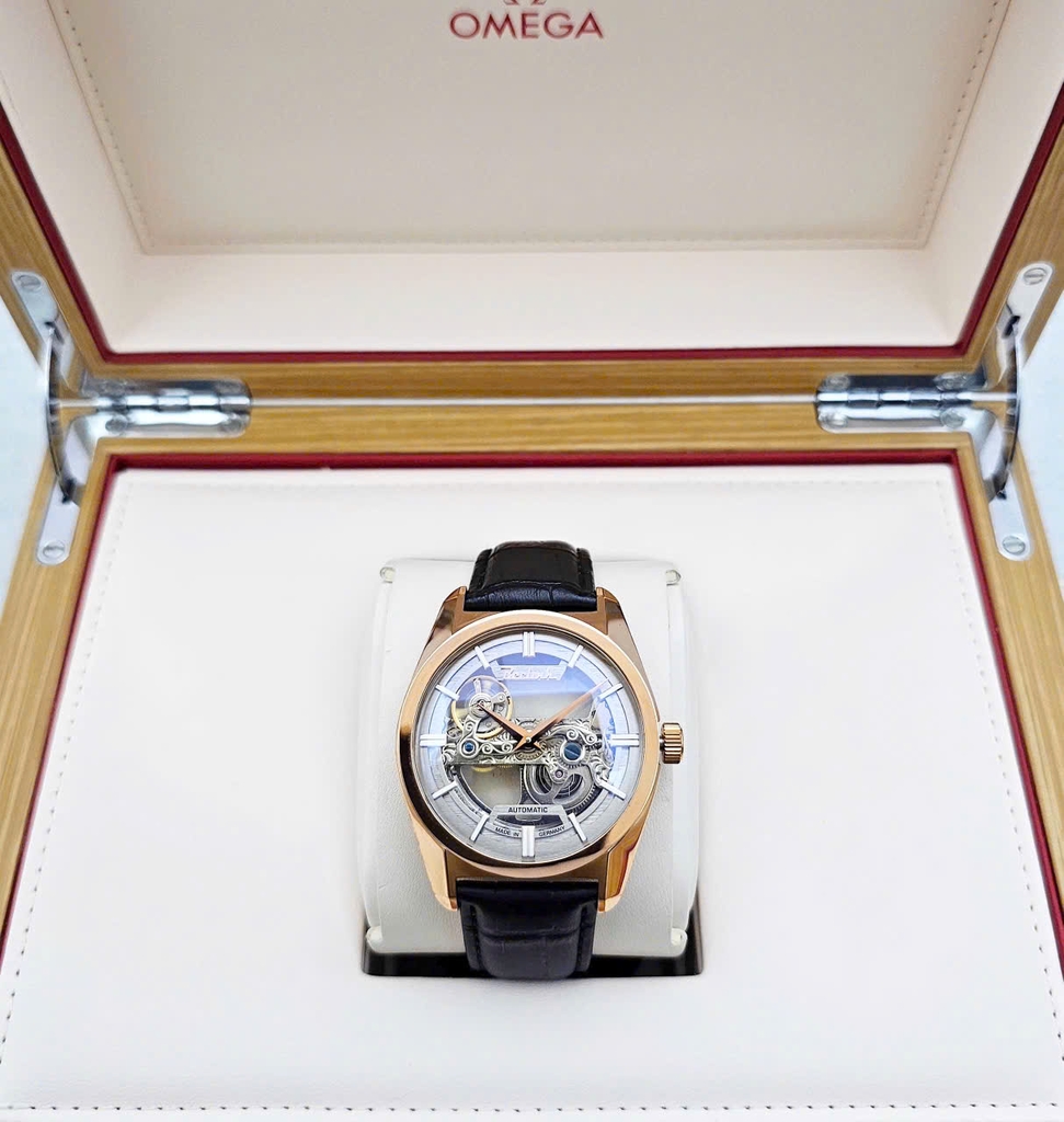 Đồng Hồ Nam Berlink Automatic BK5023-G02 Dây Da Vỏ Rose