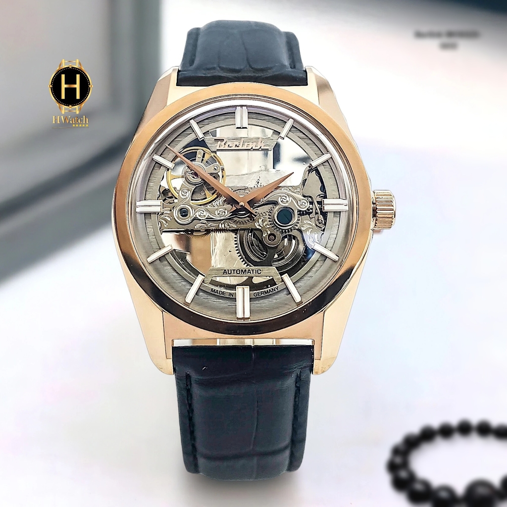 Đồng Hồ Nam Berlink Automatic BK5023-G02 Dây Da Vỏ Rose
