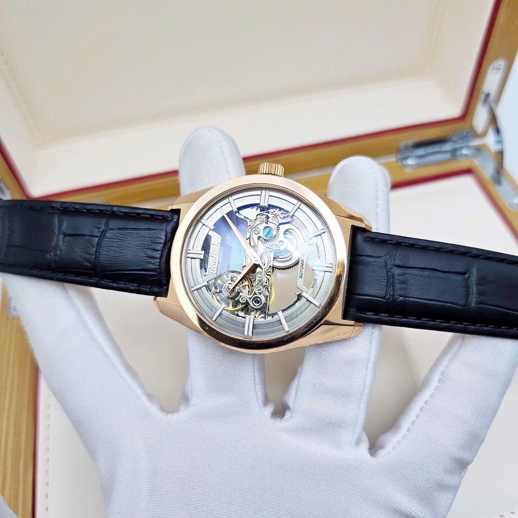 Đồng Hồ Nam Berlink Automatic BK5023-G02 Dây Da Vỏ Rose
