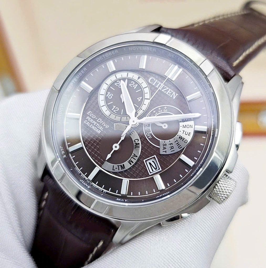 Đồng Hồ Nam Citizen Quartz Eco-Drive Perpetual Calendar BL8160-07X