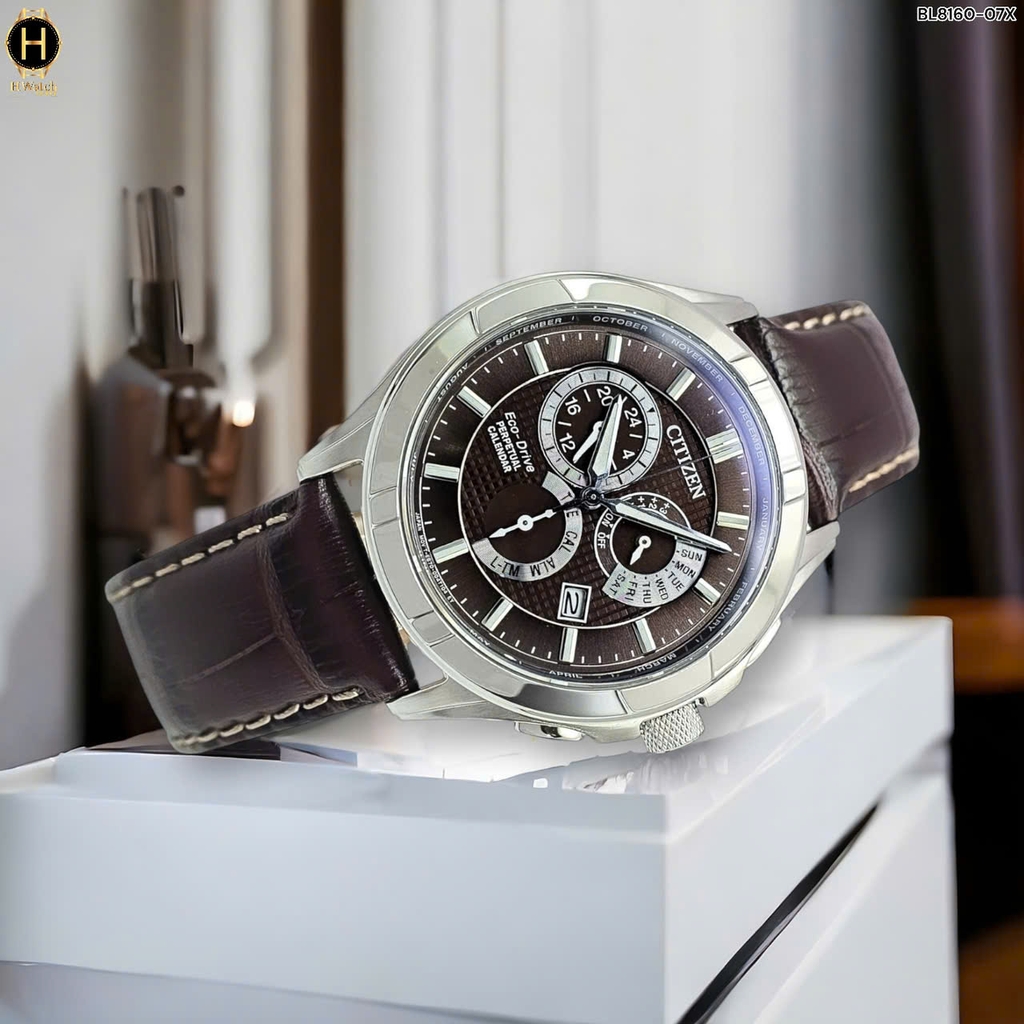 Đồng Hồ Nam Citizen Quartz Eco-Drive Perpetual Calendar BL8160-07X