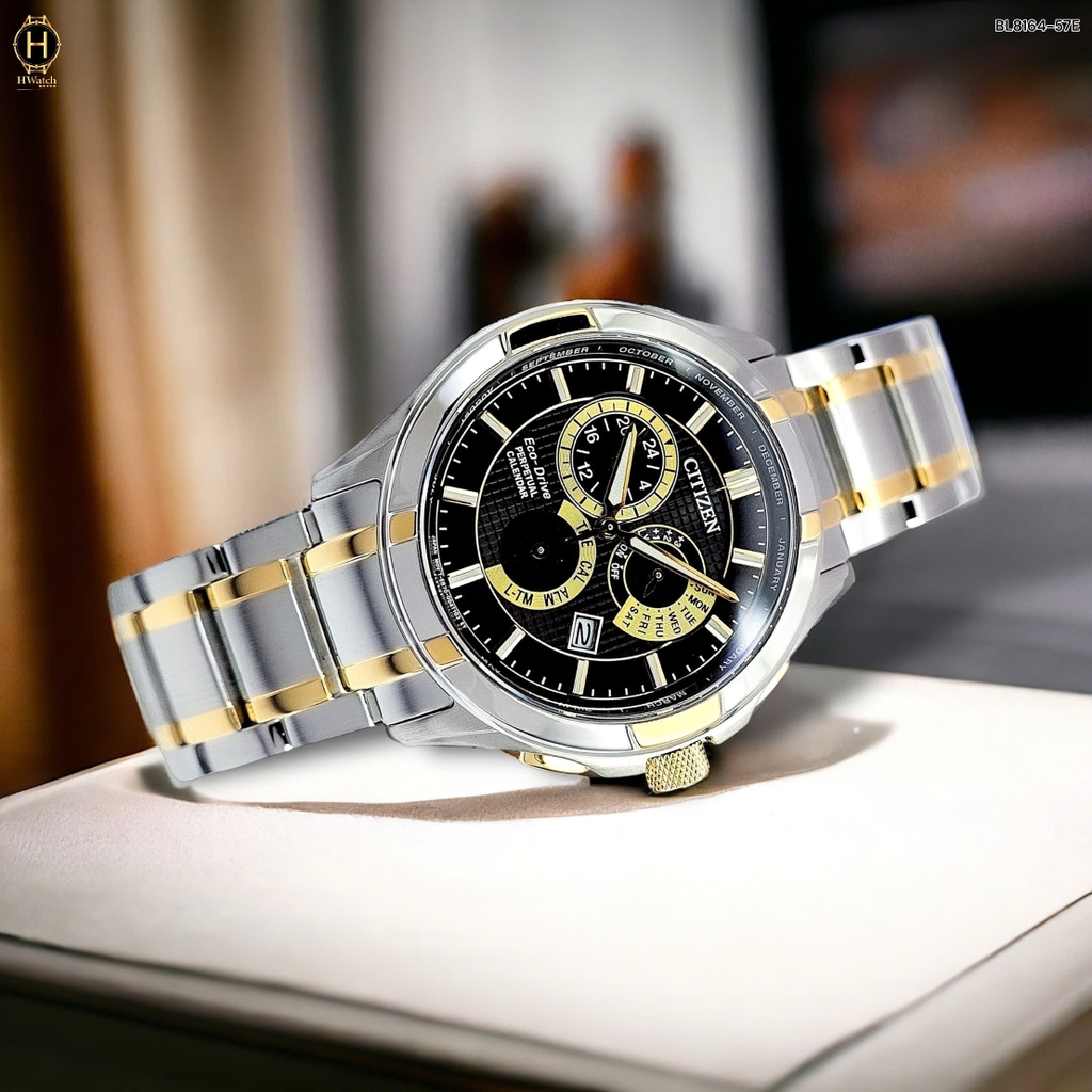 Đồng Hồ Nam Citizen Quartz Eco-Drive Perpetual Calendar BL8164-57E
