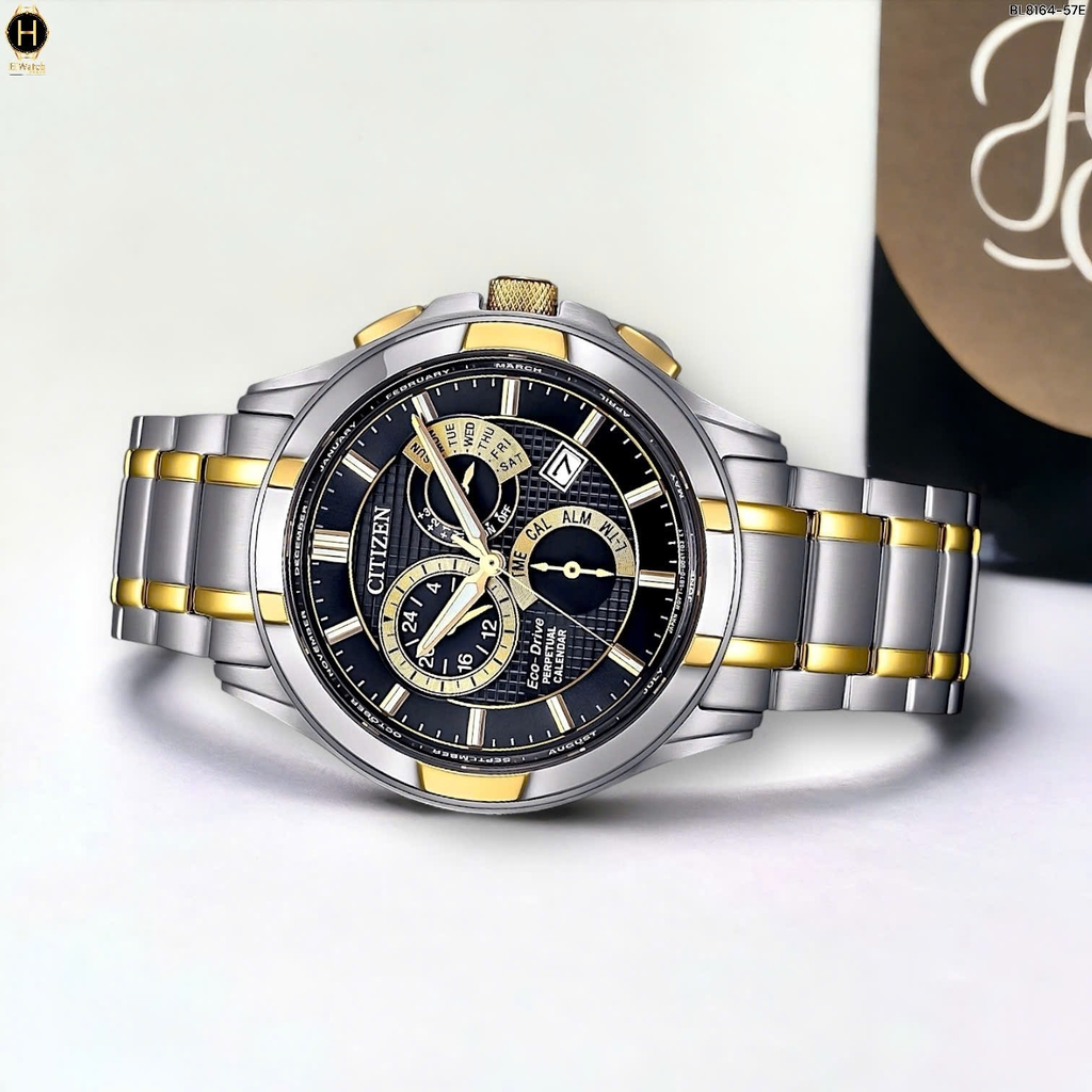 Đồng Hồ Nam Citizen Quartz Eco-Drive Perpetual Calendar BL8164-57E