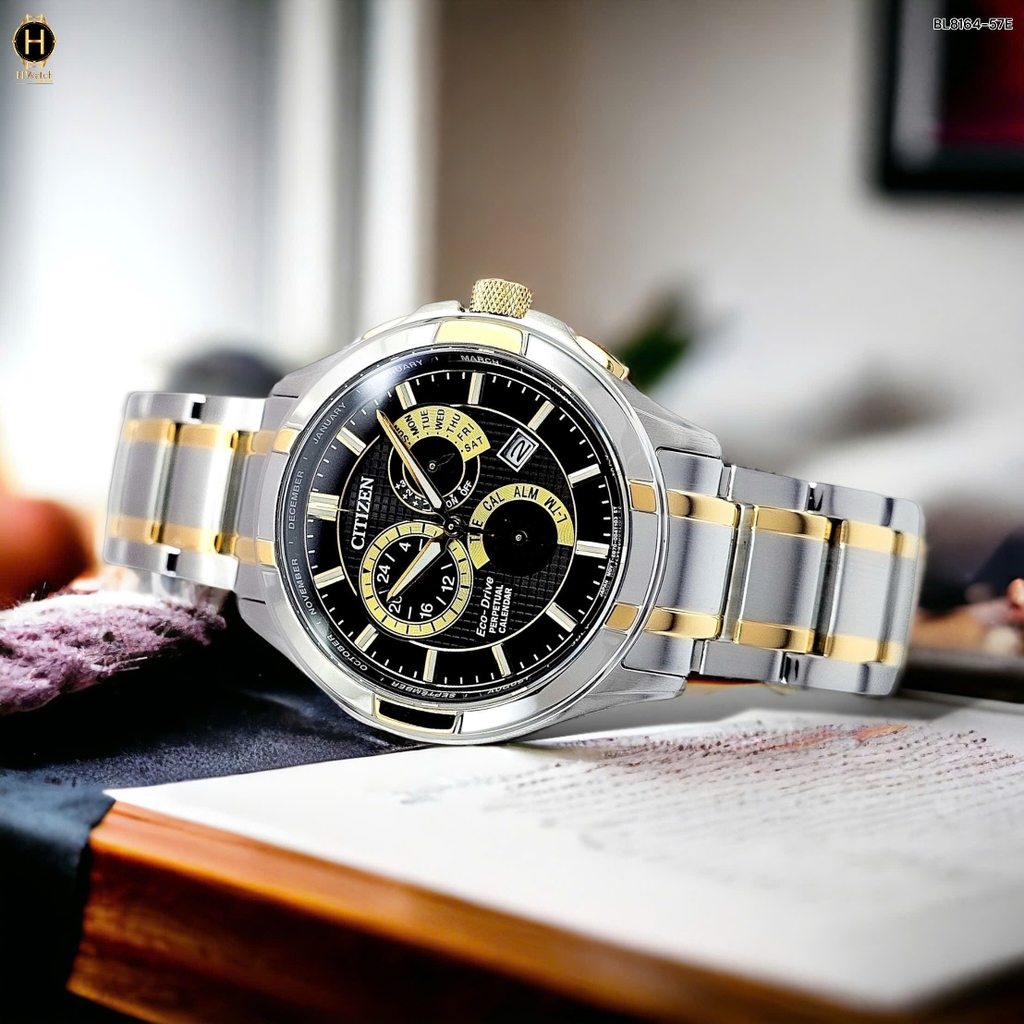 Đồng Hồ Nam Citizen Quartz Eco-Drive Perpetual Calendar BL8164-57E