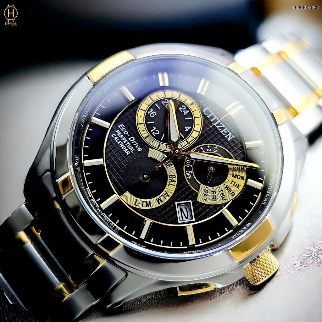 Đồng Hồ Nam Citizen Quartz Eco-Drive Perpetual Calendar BL8164-57E
