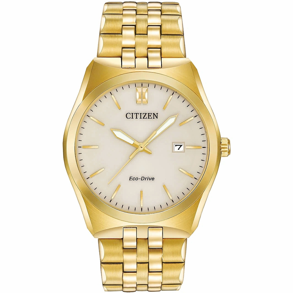 Đồng Hồ Nam Citizen Quartz Eco-Drive BM7332-61P Gold