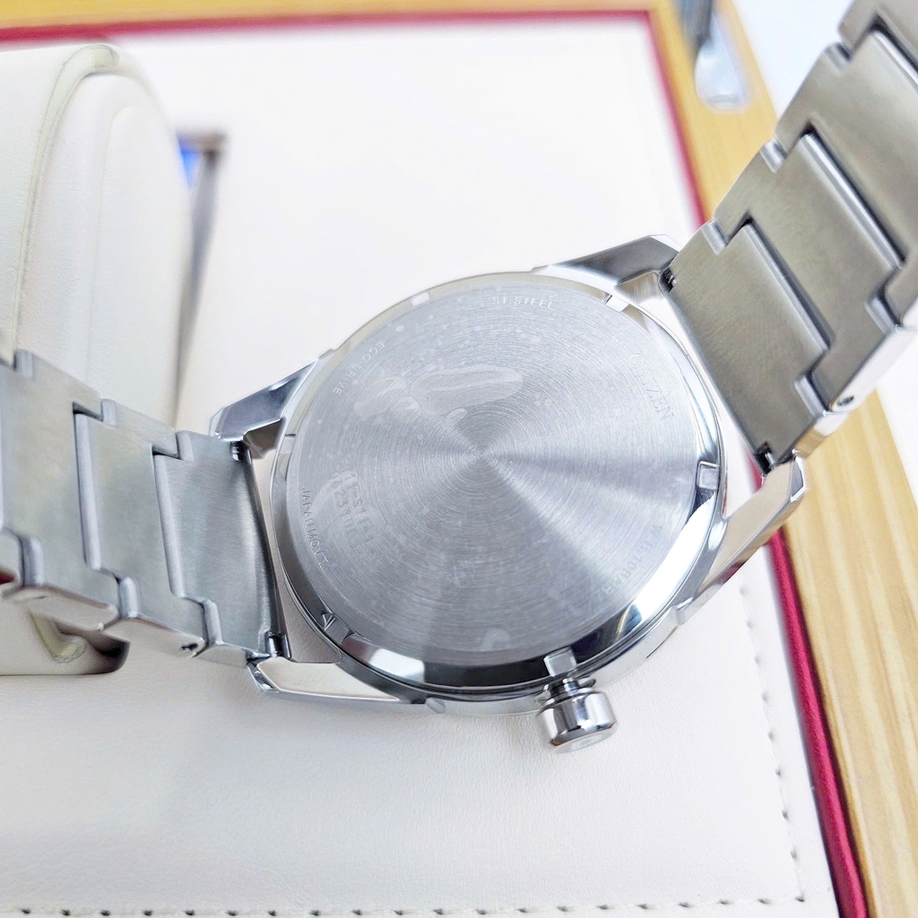 Đồng Hồ Nam Citizen Quartz Eco-Drive BM7410-51X Thép Mặt Xanh Lá