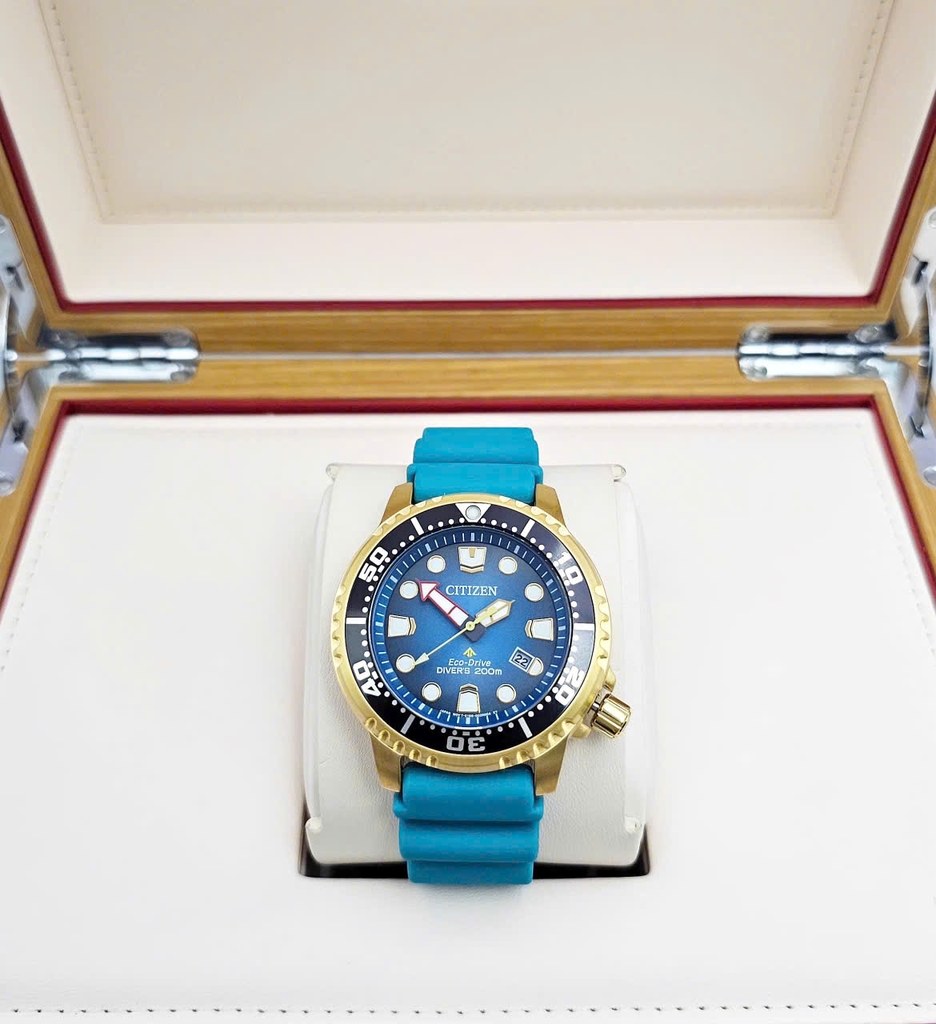 Đồng Hồ Nam Citizen Quartz Eco-Drive Promaster Dive Blue Dial BN0162-02X