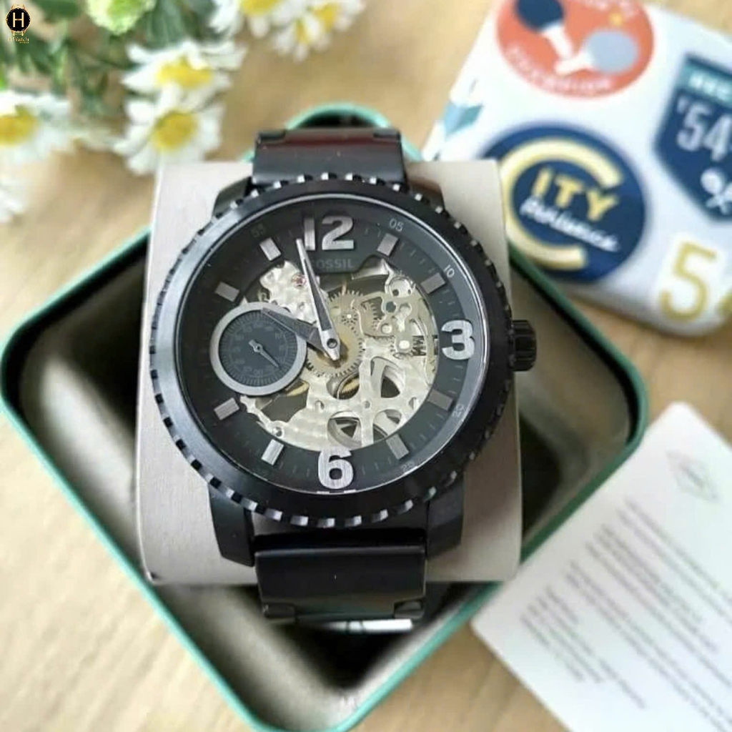 Đồng Hồ Nam Fossil Quartz Skeleton BQ2271