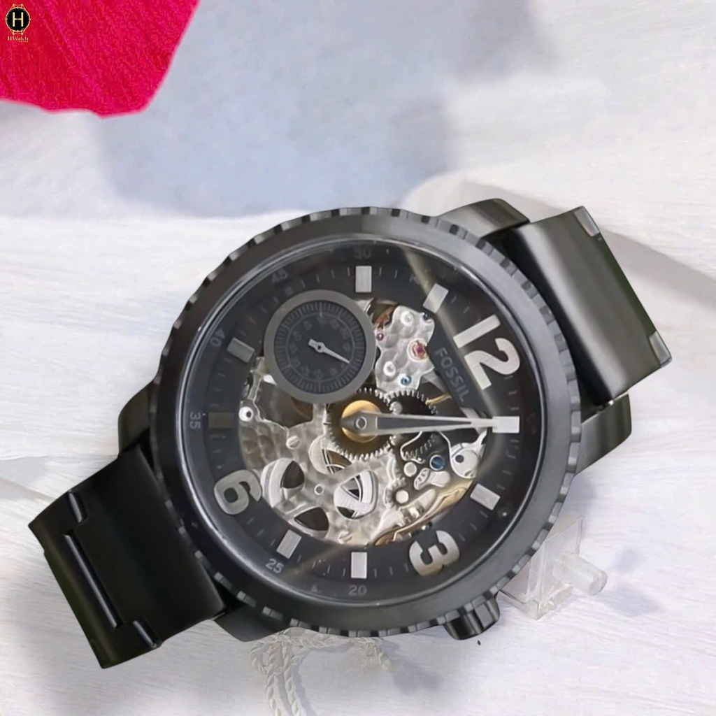 Đồng Hồ Nam Fossil Quartz Skeleton BQ2271