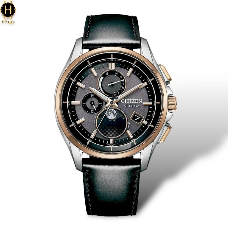 Đồng Hồ Nam Citizen Quartz Eco-Drive BY1004-17X Attesa Titanium Radio Controlled Perpetual CalendarMoon Phase