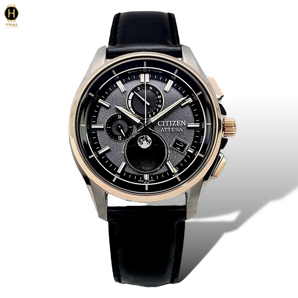 Đồng Hồ Nam Citizen Quartz Eco-Drive BY1004-17X Attesa Titanium Radio Controlled Perpetual CalendarMoon Phase