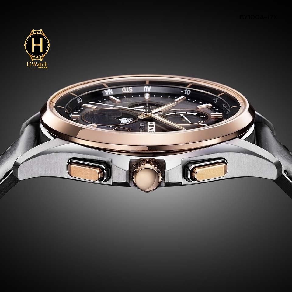 Đồng Hồ Nam Citizen Quartz Eco-Drive BY1004-17X Attesa Titanium Radio Controlled Perpetual CalendarMoon Phase