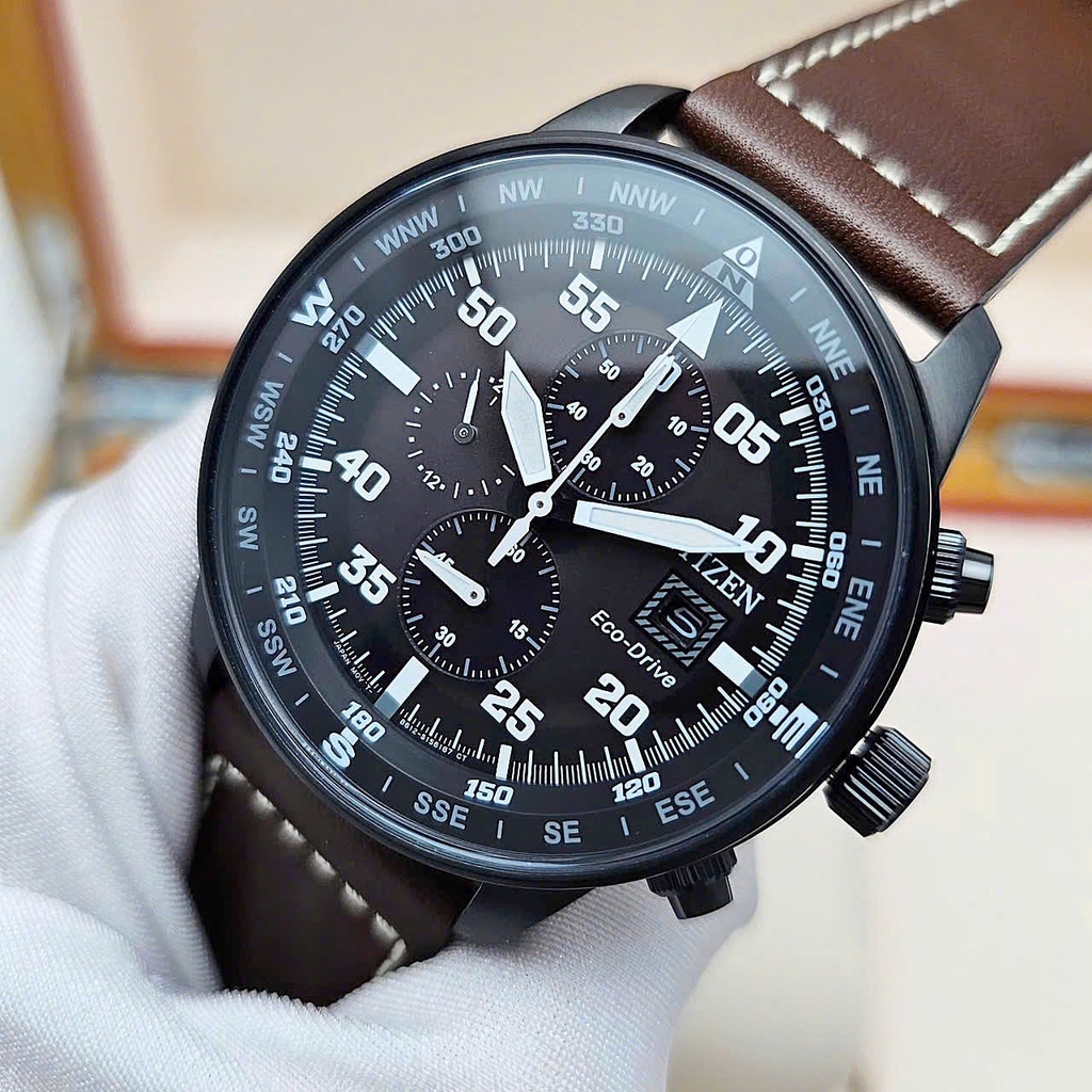Đồng Hồ Nam Citizen Quartz Eco-drive Choronograph CA0695-17E