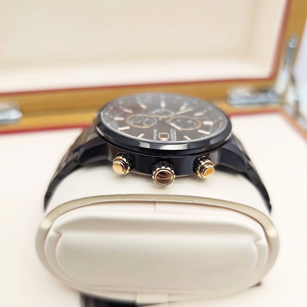 Đồng Hồ Nam Citizen Quartz Eco-drive Chronograph Tachymeter CA0846-81E