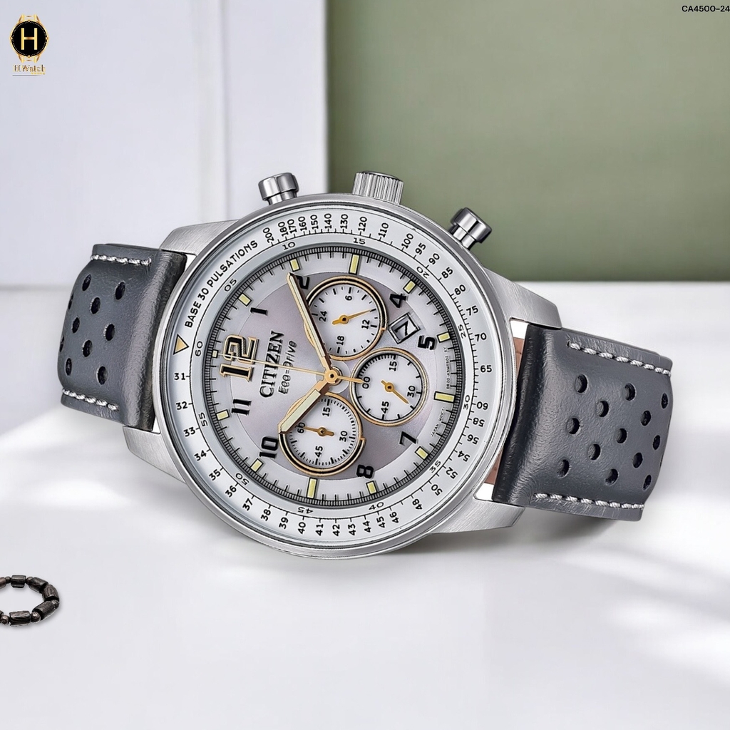 Đồng Hồ Nam Citizen Quartz Eco-drive CA4500-24H