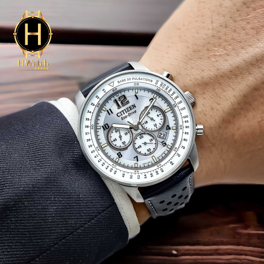 Đồng Hồ Nam Citizen Quartz Eco-Drive Choronograp Base 30 Pulsations CA4500-24H