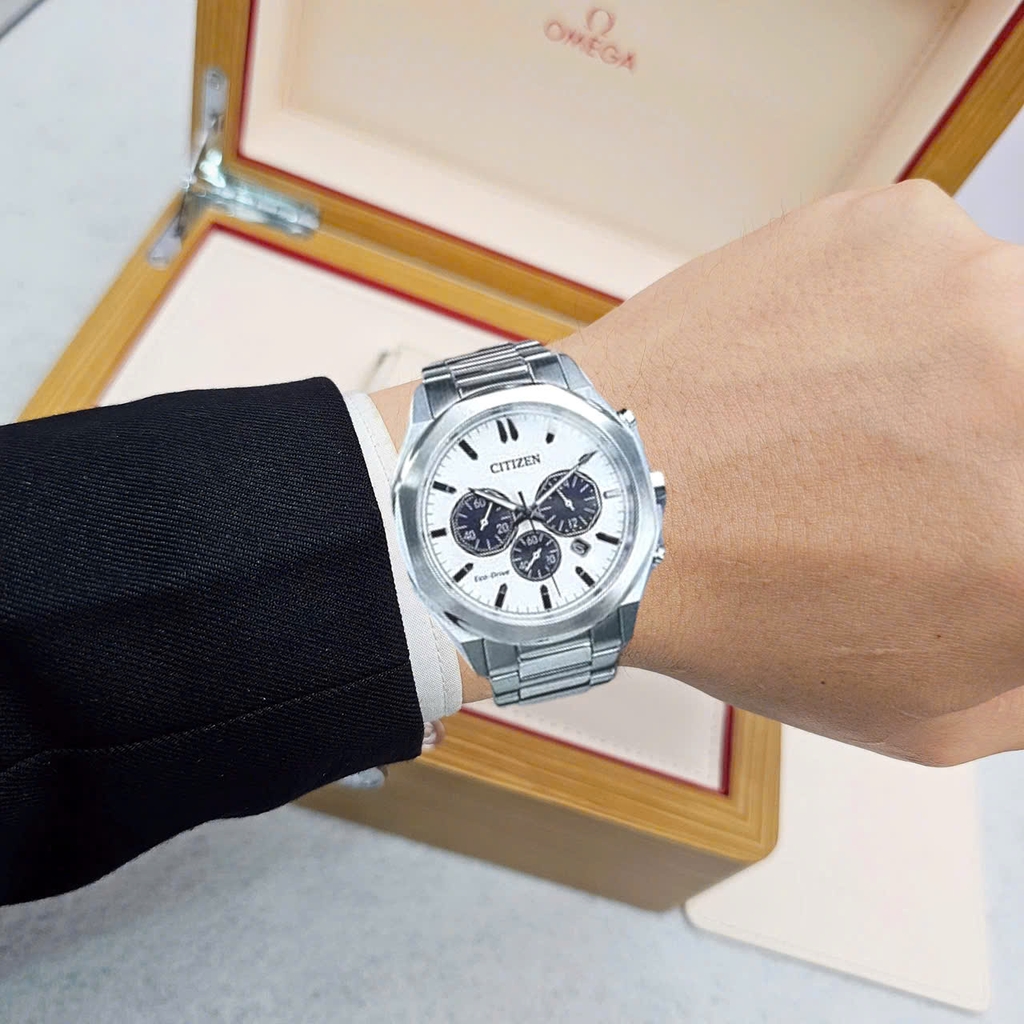 Đồng Hồ Nam Citizen Quartz Eco-drive Chronograph CA4590-81A