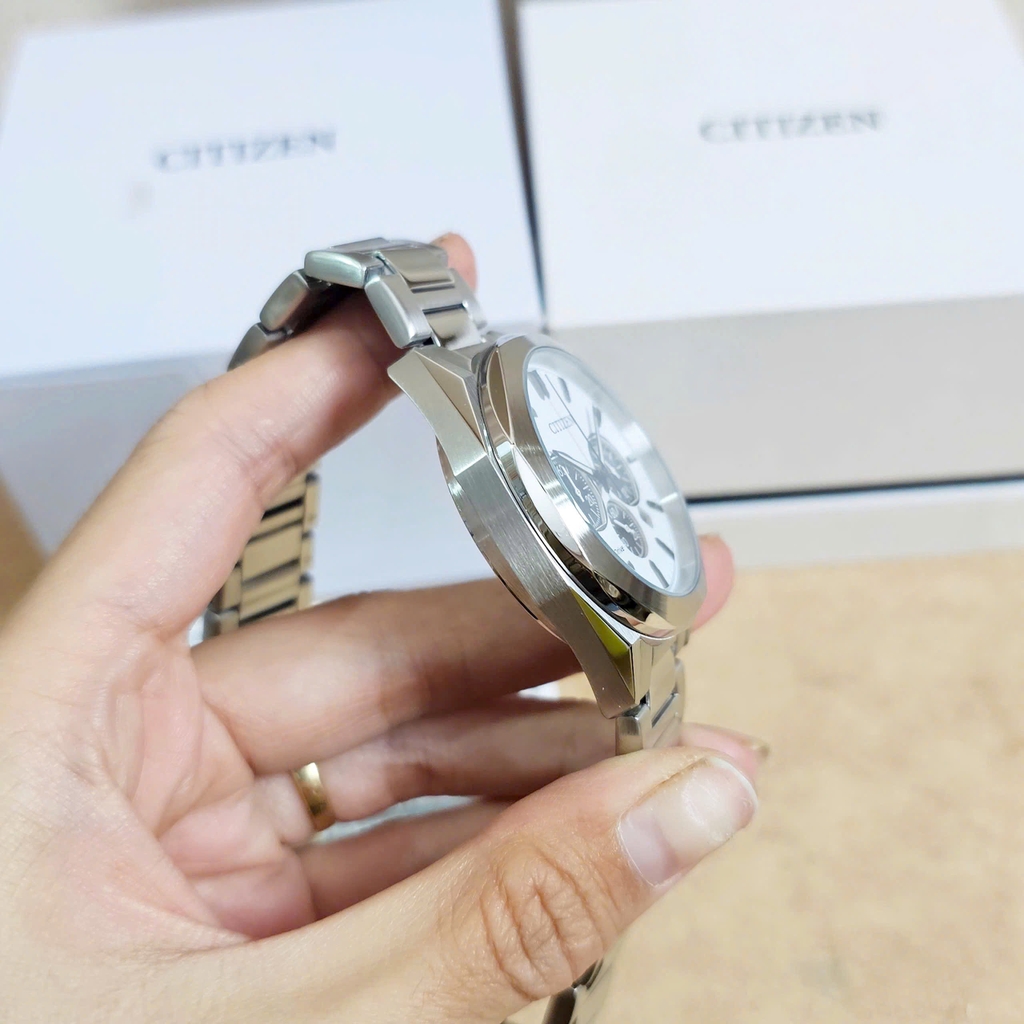 Đồng Hồ Nam Citizen Quartz Eco-drive Chronograph CA4590-81A
