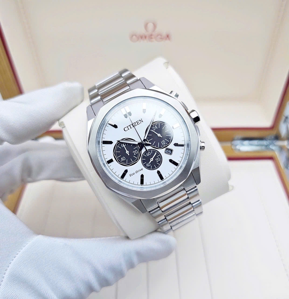 Đồng Hồ Nam Citizen Quartz Eco-drive Chronograph CA4590-81A