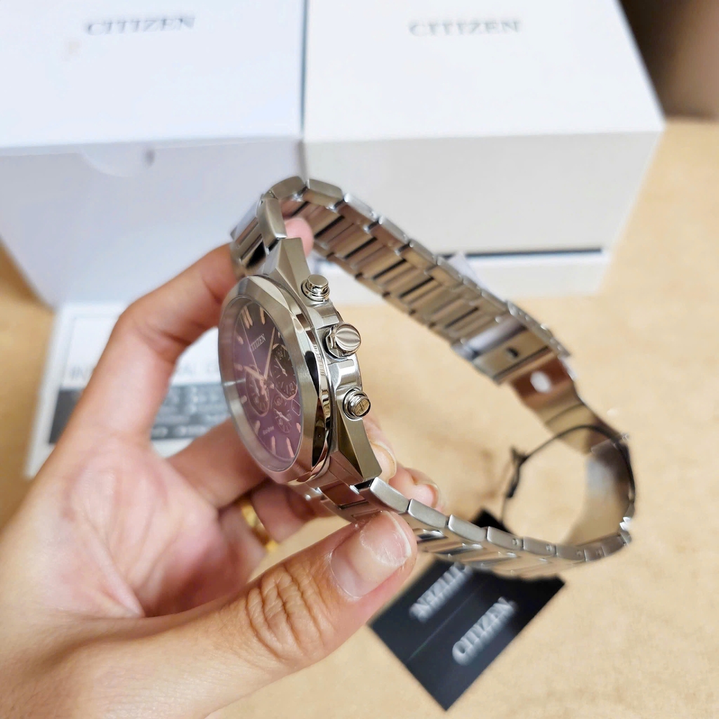 Đồng Hồ Nam Citizen Quartz Eco-drive Chronograph CA4590-81L